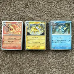 Pokemon TCG Prismatic Evolutions Poster Collection Promo Cards - Image 1