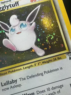 Wigglytuff 019/130 Pokemon Base Set 2 Holo Rare - LP - Swirl - Image 3