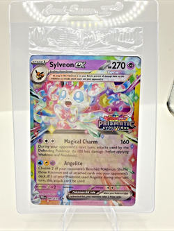 Pokemon Sylveon EX 041/131 SV: Prismatic Evolutions STAMPED & SEALED Promo TCG - Image 1