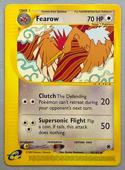 Pokemon Fearow #45/165 Non-Holo Rare - 2002 Expedition Base Set - NM to Mint! - Image 1