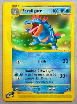 Pokemon Feraligatr #46/165 Non-Holo Rare - 2002 Expedition Base Set - NM to MT! - Image 1