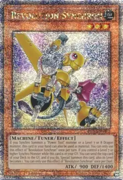Yugioh! LP Revolution Synchron - DUNE-EN002 - Quarter Century Secret Rare - 1st - Image 1