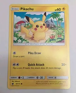 Pikachu 30/111 Sm-Crimson Invasion Regular Pokemon - Image 1