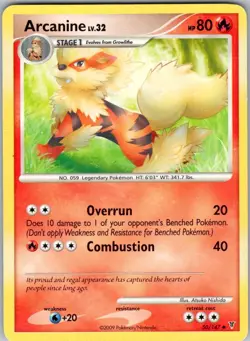 ARCANINE 50/147 SUPREME VICTORS POKEMON MP - Image 1