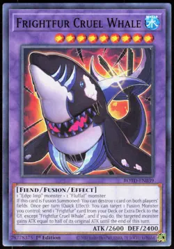 Frightfur Cruel Whale ROTD-EN039 Rise of the Duelist Yu-Gi-Oh NM - Image 1