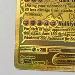 Pokemon Mega Zygarde EX 124/088 Full Art Holo EX 310HP English 2016 Tokuyoo - Image 5