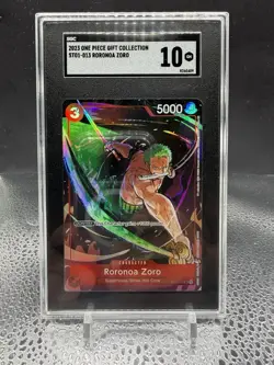 2023 One Piece Gift Collection Roronoa Zoro ST01-013 Sgc 10 - Image 1