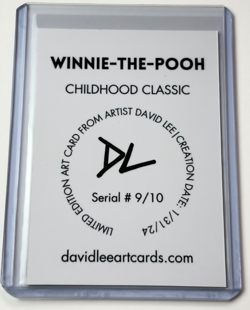 Winnie The Pooh Limited Artist Signed "Childhood Classic" Trading Card 9/10 - Image 2
