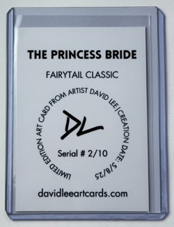 The Princess Bride Limited Artist Signed "Fairytail Classic" Trading Card 2/10 - Image 2