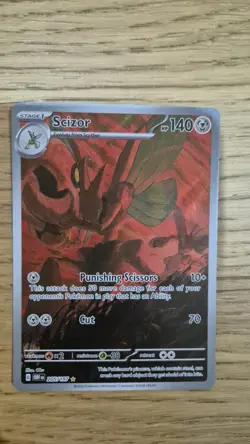 Pokemon TCG - Scizor 205/197 Illustration RareSV03: Obsidian Flames NM - Image 1