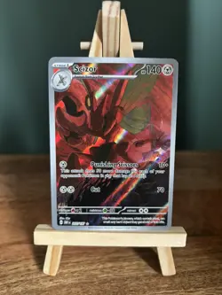 Scizor 205/197 IR Illustration Rare Obsidian Flames, NM, Pokemon TCG - Image 1