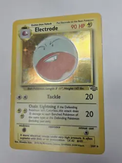 Pokemon Electrode Jungle Holo Rare Unlimited 2/64 90 HP English 1999 Single Card - Image 2