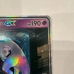 Mewtwo GX Full Art Secret Shiny Holo Rare 78/73 Shining Legends Pokemon Card - Image 2