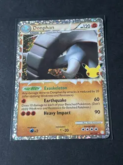 Pokemon TCG Donphan Celebrations 25th Anniversary Card 107/123 - Image 3