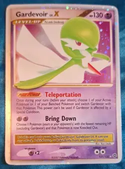 Gardevoir LV.X 131/132 Secret Wonders Holo Pokemon Card NM+ - Image 2