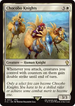 Chocobo Knights (Surge Foil)- (NM)--EN-[FIC - 12] - Image 1