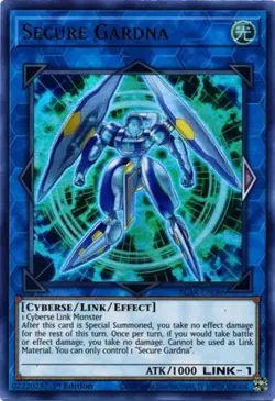 Yugioh! LP Secure Gardna - BLAR-EN086 - Ultra Rare - 1st Edition Lightly Played, - Image 1