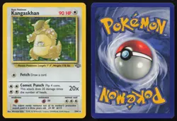 Kangaskhan 5/64 Unlimited Holo Rare Jungle Pokemon LP - Image 3