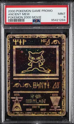 2000 POKEMON GAME MOVIE POKEMON 2000 MOVIE ANCIENT MEW PSA 9 - Image 1