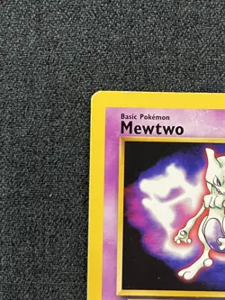 Pokemon Mewtwo 3 promo Vintage WOTC Black Star Promo (1999) Moderately Played - Image 3