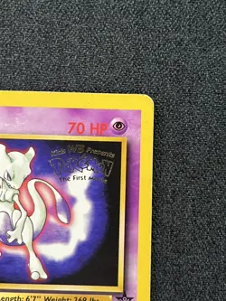 Pokemon Mewtwo 3 promo Vintage WOTC Black Star Promo (1999) Moderately Played - Image 4