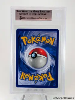 1999 POKEMON SHADOWLESS PIKACHU C Red Cheeks ERROR BGS 9 Rare 58/102 BGS - Image 2