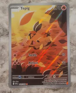 Pokemon Tepig (96/325) White Flare NM HOLO - Image 1