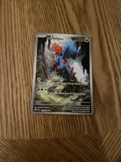 Pokemon TCG Druddigon 151/086 Illustration Rare White Flare En - Image 1