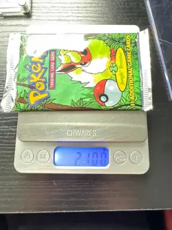 Pokemon Jungle Booster Pack Flareon Artwork HEAVY 21.00g – WOTC Vintage Sealed - Image 3