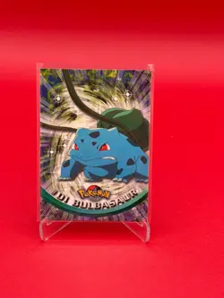 Bulbasaur #01 1999 Topps Pokemon non holo Vintage - Image 1