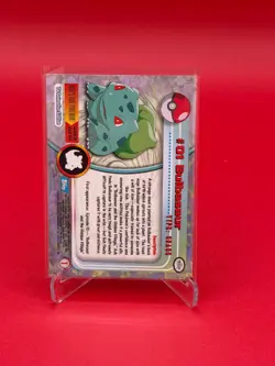 Bulbasaur #01 1999 Topps Pokemon non holo Vintage - Image 2