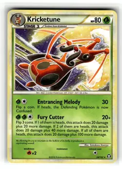Pokemon: Triumphant Kricketune #24/102 Kricketune- Rare.V05 - Image 1