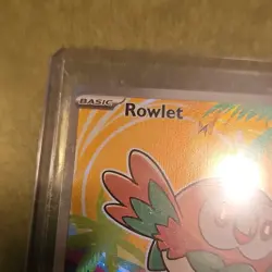 Pokemon Rowlet 043 MEP Promo Stamped Holo Basic 70 HP Bird Sabetani - Image 4