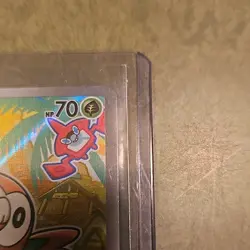 Pokemon Rowlet 043 MEP Promo Stamped Holo Basic 70 HP Bird Sabetani - Image 5