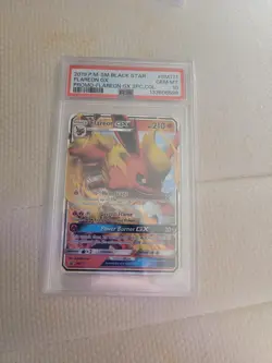 PSA 10 GEM MINT Flareon GX #SM171 Pokemon Sun & Moon Black Star Promo - Image 1