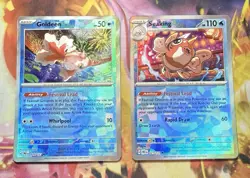 Pokemon Prismatic Evolutions Goldeen & Seaking Masterballs - Image 1