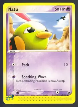 Natu 69/100 Pokemon EX Sandstorm NM - Image 1