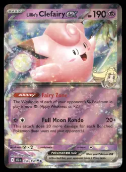 Lillie's Clefairy ex 056/159 Double Rare Journey Together Pokemon Holo Near Mint - Image 1
