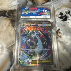Pokemon TCG Mega Charizard x EX Mega Dream MA 223/193 ACE 10 Gem Mint - Image 1