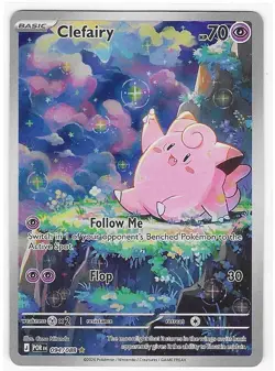 Clefairy 094/088 (IR) Pokemon Perfect Order Full Art Illustration Rare Near Mint - Image 1