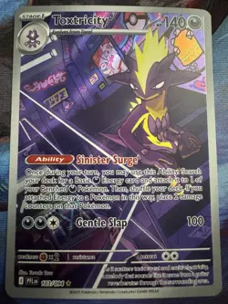 Pokemon Toxtricity 103/094 Phantasmal Flames Illustration Rare Holo 140 HP EN - Image 1