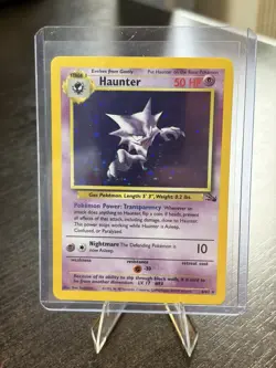 Pokemon TCG “Haunter” 6/62 Fossil Holo Rare Unlimited 1999 HE01 - Image 1