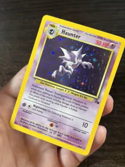 Pokemon TCG “Haunter” 6/62 Fossil Holo Rare Unlimited 1999 HE01 - Image 5