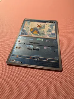 Pokemon Ducklett (Master Ball Pattern) 025/086 Reverse Holo SV11W White Flare - Image 2