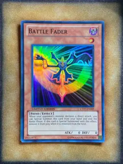 Yugioh Battle Fader CT07-EN009 Super Rare Limited Edition LP - Image 1