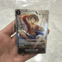 Monkey D. Luffy One Piece CCG Character Card P-075 7000 Power Cost 7 Sealed - Image 1