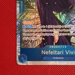 Bandai Nefeltari Vivi EB03-024 One Piece Heroines Character SR Blocker Holo 4000 - Image 5