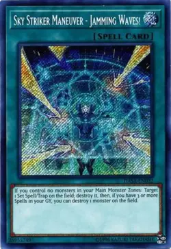 Yugioh! LP Sky Striker Maneuver - Jamming Waves! - DASA-EN032 - Secret Rare - Un - Image 1