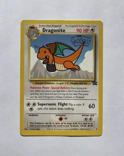 Dragonite Movie Promo 05/53 WoTC Black Star LP Pokemon The First Movie 1999 - Image 1