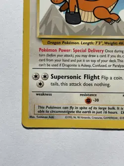 Dragonite Movie Promo 05/53 WoTC Black Star LP Pokemon The First Movie 1999 - Image 5